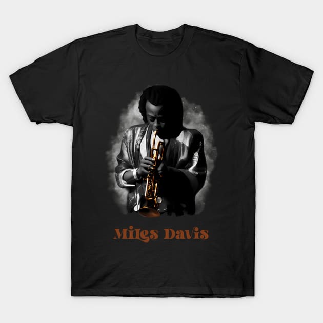 The Man Miles Davis T-Shirt by jandesky